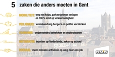 5 zaken die anders moeten in Gent